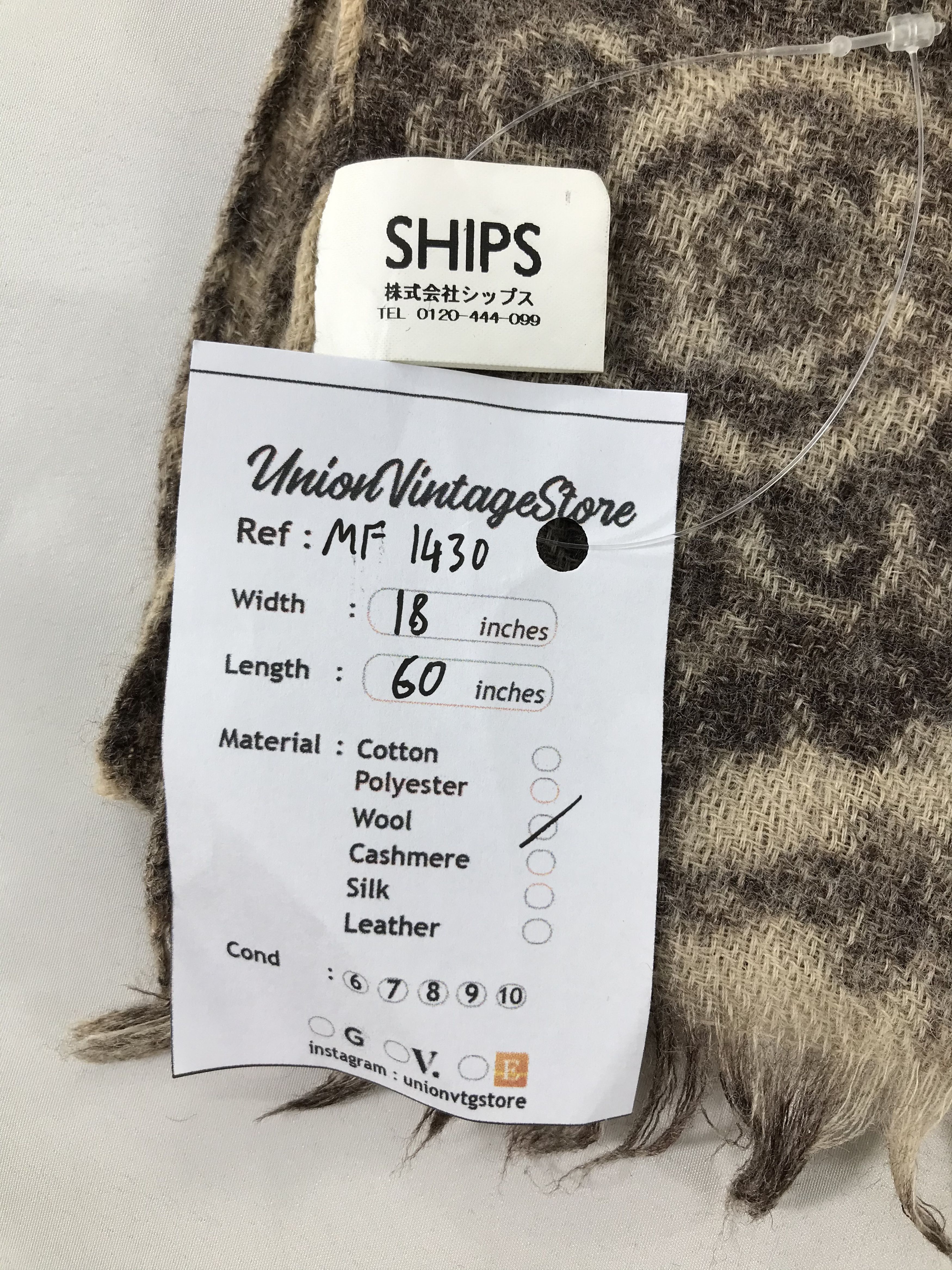 SHIPS Vintage Ships Scarf/Muffler/Neckwear MF1430 Size ONE SIZE - 4 Thumbnail