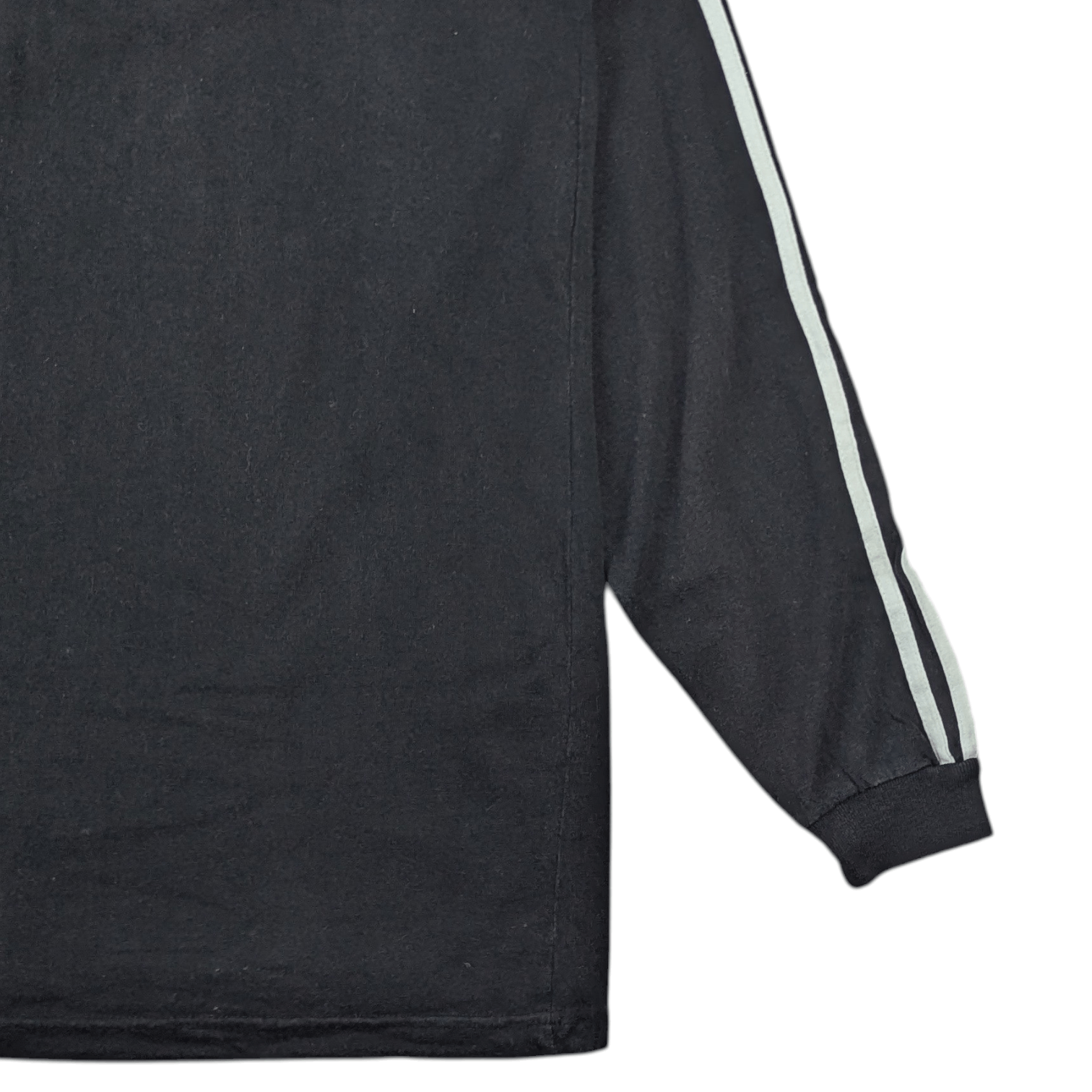 Adidas Vintage 90's ADIDAS Black Long Jumper Sweatshirt Size US M / EU 48-50 / 2 - 7 Thumbnail