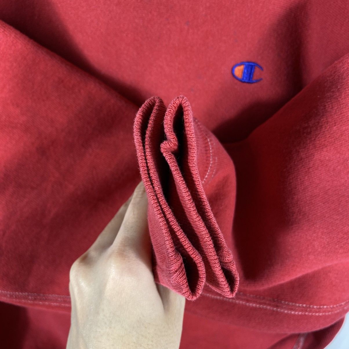Champion Vintage 90's CHAMPION REVERSE WEAVE Small Logo Sweatshirt Size US S / EU 44-46 / 1 - 5 Thumbnail