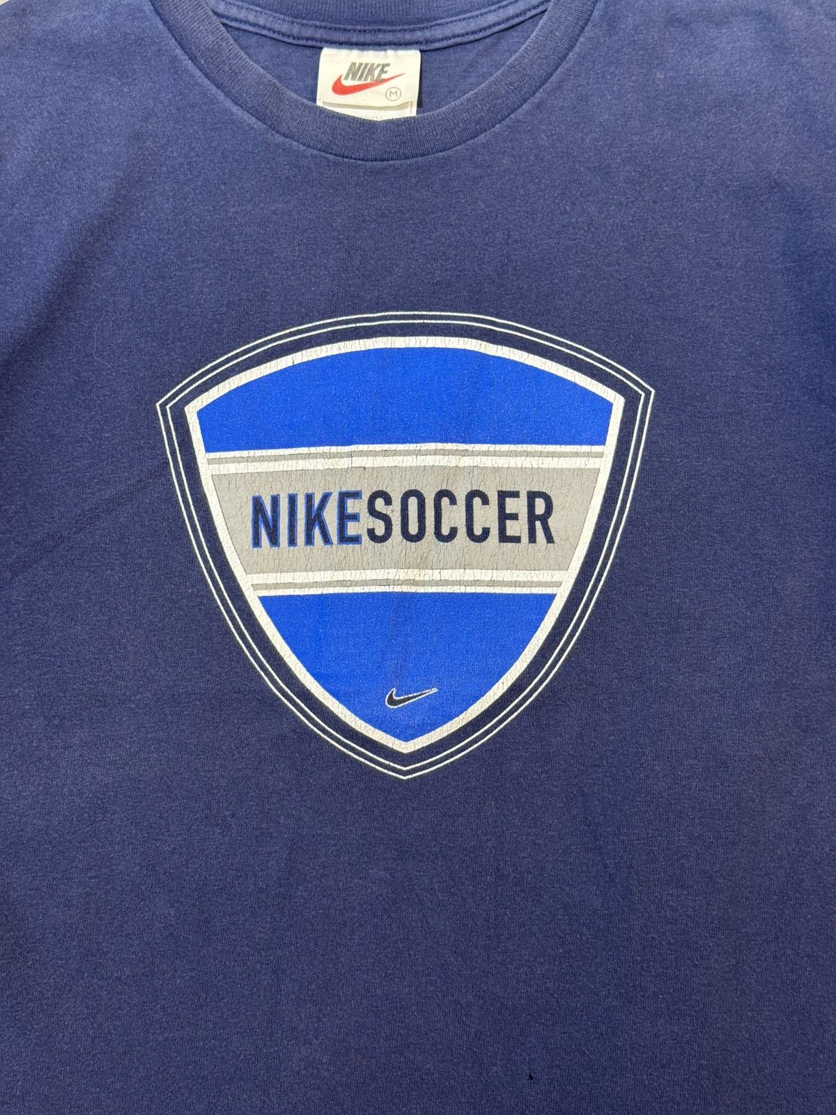 Nike Vintage Nike Soccer 90's T-shirt Size US M / EU 48-50 / 2 - 3 Thumbnail