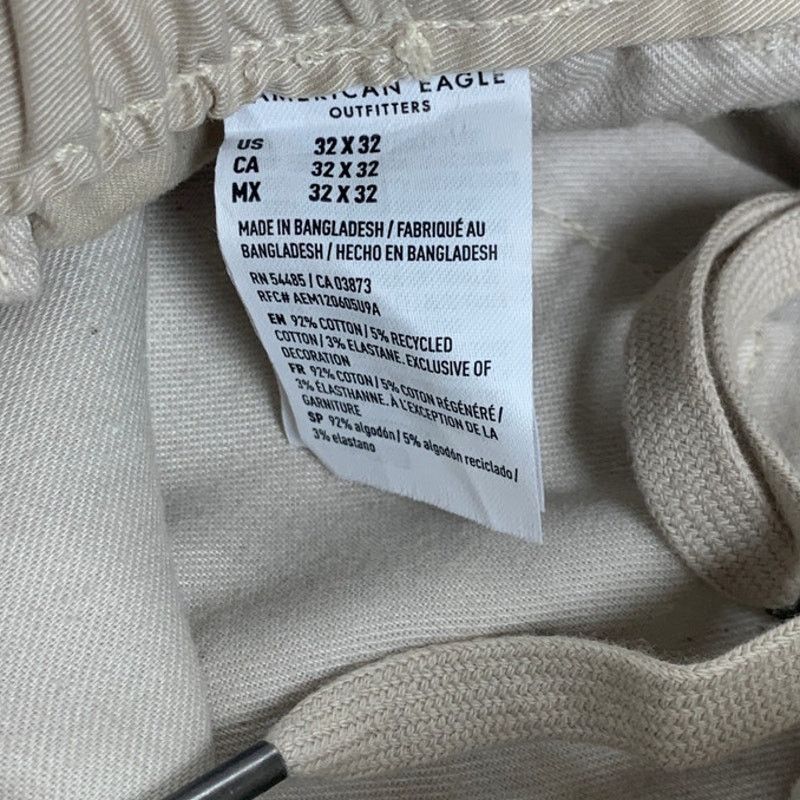 American Eagle Outfitters New American Eagle Mens 32X32 Cotton Blend Front Pants Size US 32 / EU 48 - 5 Thumbnail