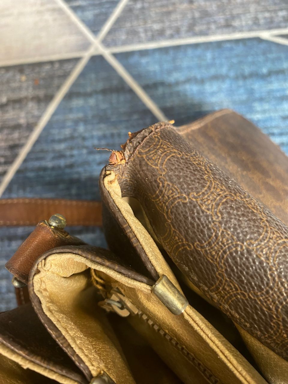 Celine × Vintage Vintage Celine Macadam Shoulder Bag Size ONE SIZE - 16 Thumbnail