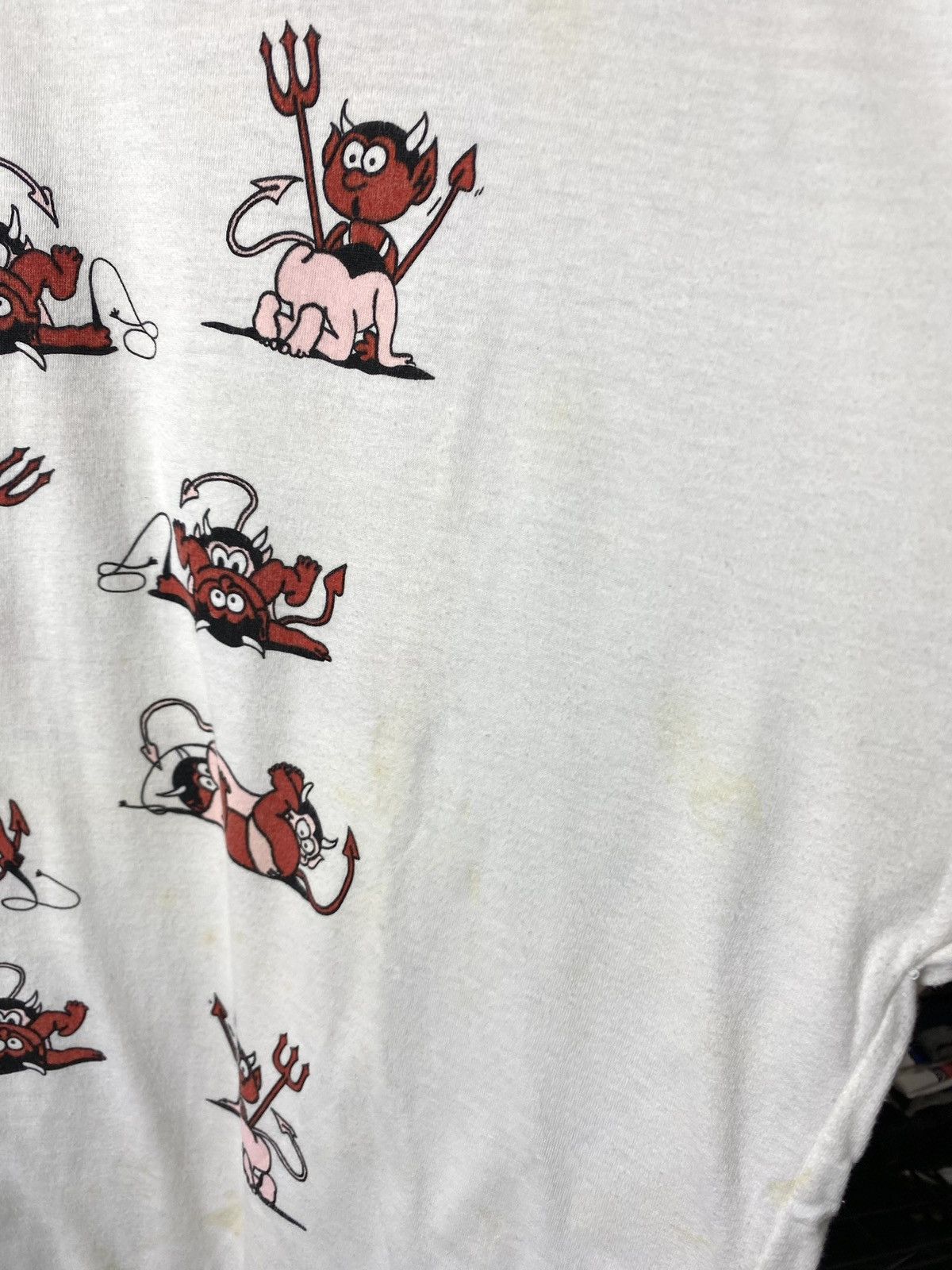 Rare! Vintage 80 Sex Devil Scene Kamasutra Art T Shirt