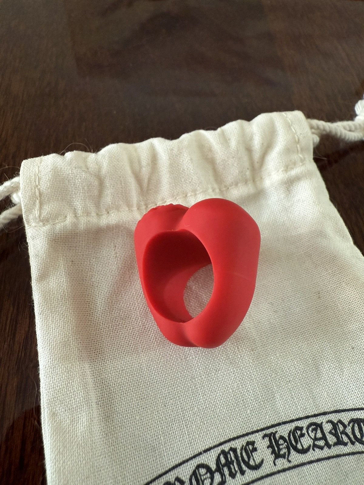 Chrome Hearts Chrome Hearts Silicone Heart Ring Size ONE SIZE - 5 Thumbnail