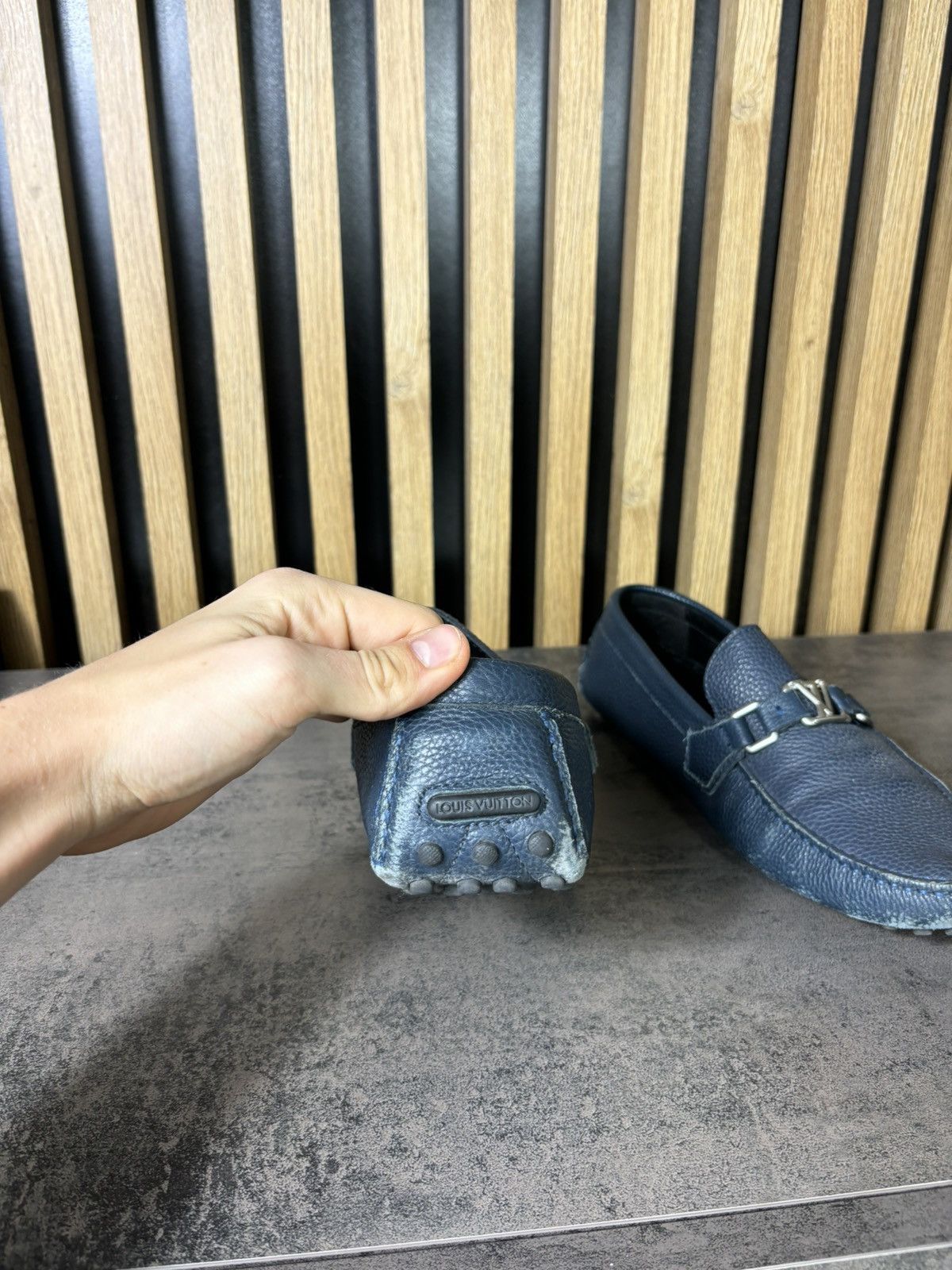Louis Vuitton Monte Carlo Louis Vuitton Flats Moccas Leather Luxury Size US 10 / EU 43 - 4 Thumbnail