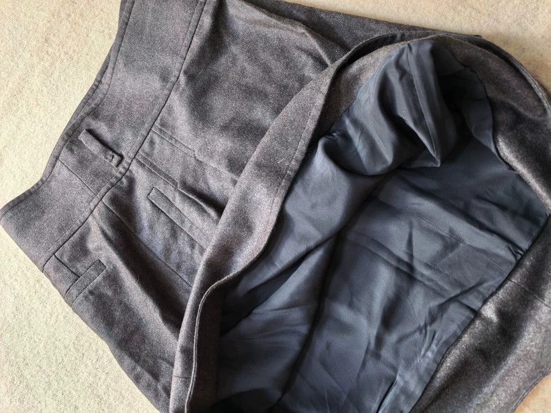 Loro Piana LORO PIANA Cashmere and silk short skirt Size 28" / US 6 / IT 42 - 6 Thumbnail