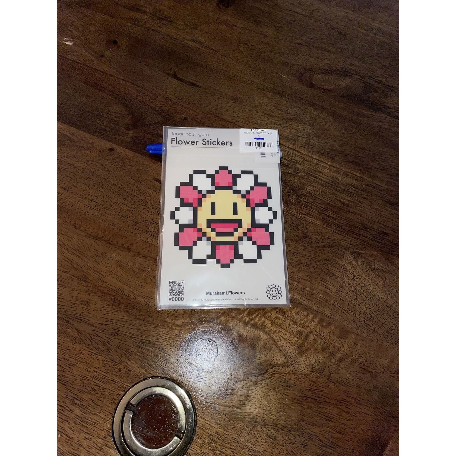 Takashi Murakami Takashi Murakami Flower Sticker Pink Kaikai Kiki Authentic Size ONE SIZE - 3 Thumbnail