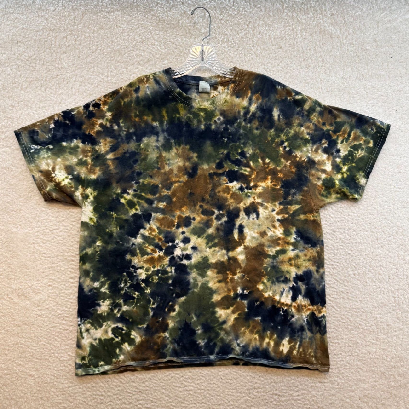 Gildan Gildan Tie-Dye T-Shirt XL XXL 2XL Earth Tones Short Sleeve Crewneck Men XS? Size US XXL / EU 58 / 5 - 2 Thumbnail