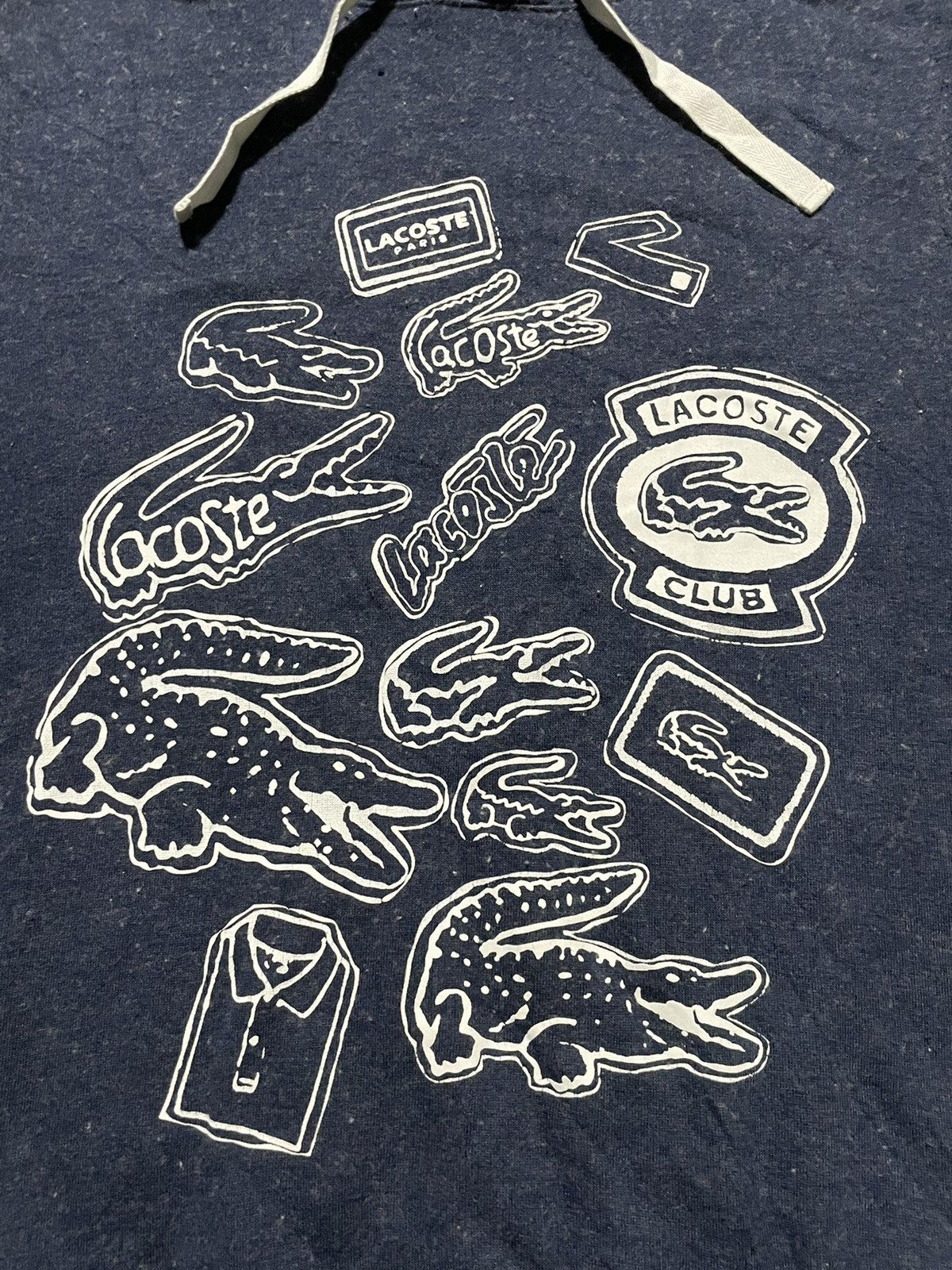 If Six Was Nine × Lacoste Vintage y2k Lacoste x Hoodie Rare Design Size US XS / EU 42 / 0 - 3 Thumbnail
