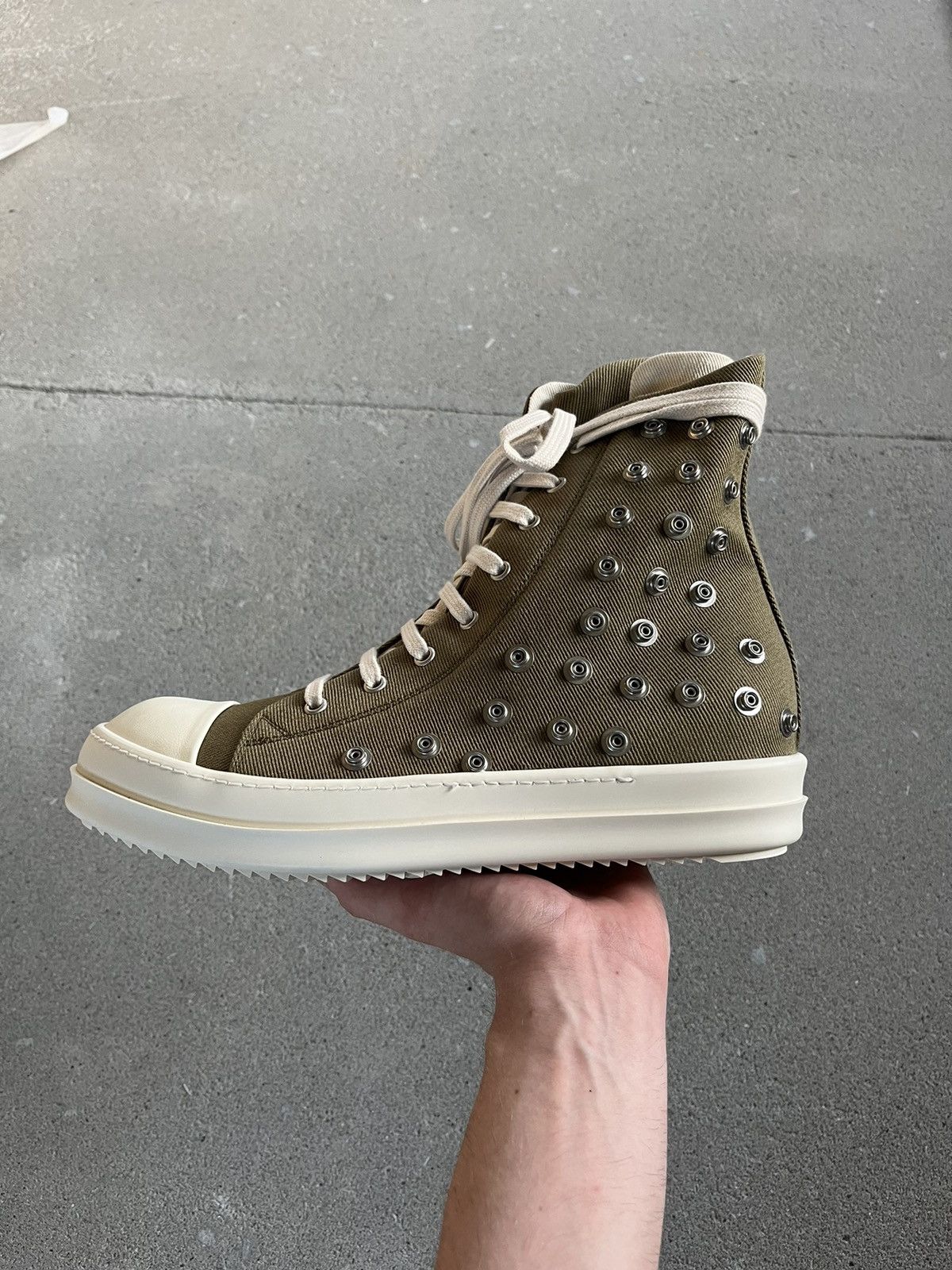 Rick Owens × Rick Owens Drkshdw Rick Owens DRKSHDW Ramones Woven Shoes Sneaks Size US 10 / EU 43 - 3 Thumbnail