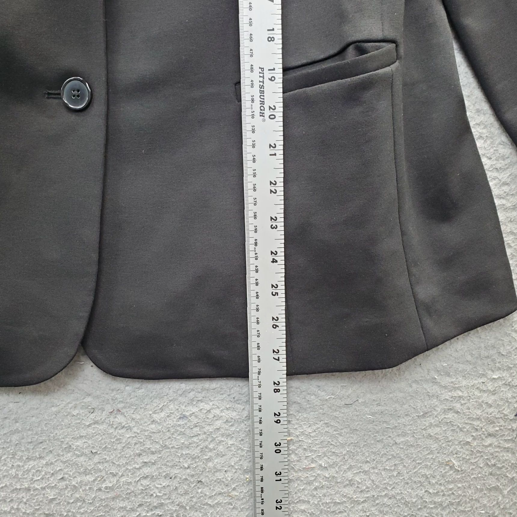 Vintage Diane Gilman Blazer Jacket Womens M Black Single Breasted Peak Lapel - DG2 Shirt Blazer Womens M Black Plaid Casual Size M / US 6-8 / IT 42-44 - 7 Thumbnail