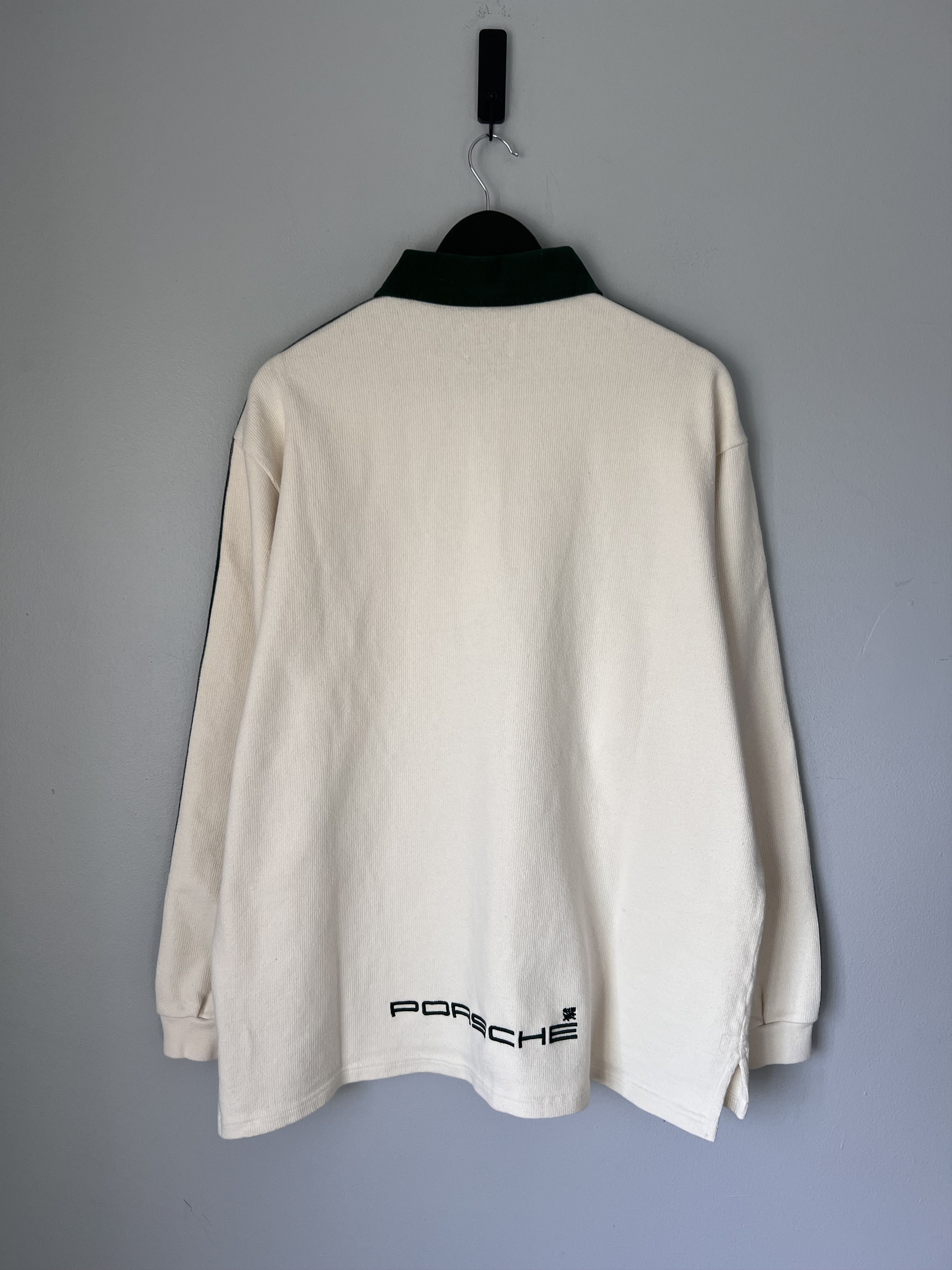 Aime Leon Dore × Porsche Design Aime Leon Dore Porsche Crest Rugby in Cream Size US XL / EU 56 / 4 - 4 Thumbnail