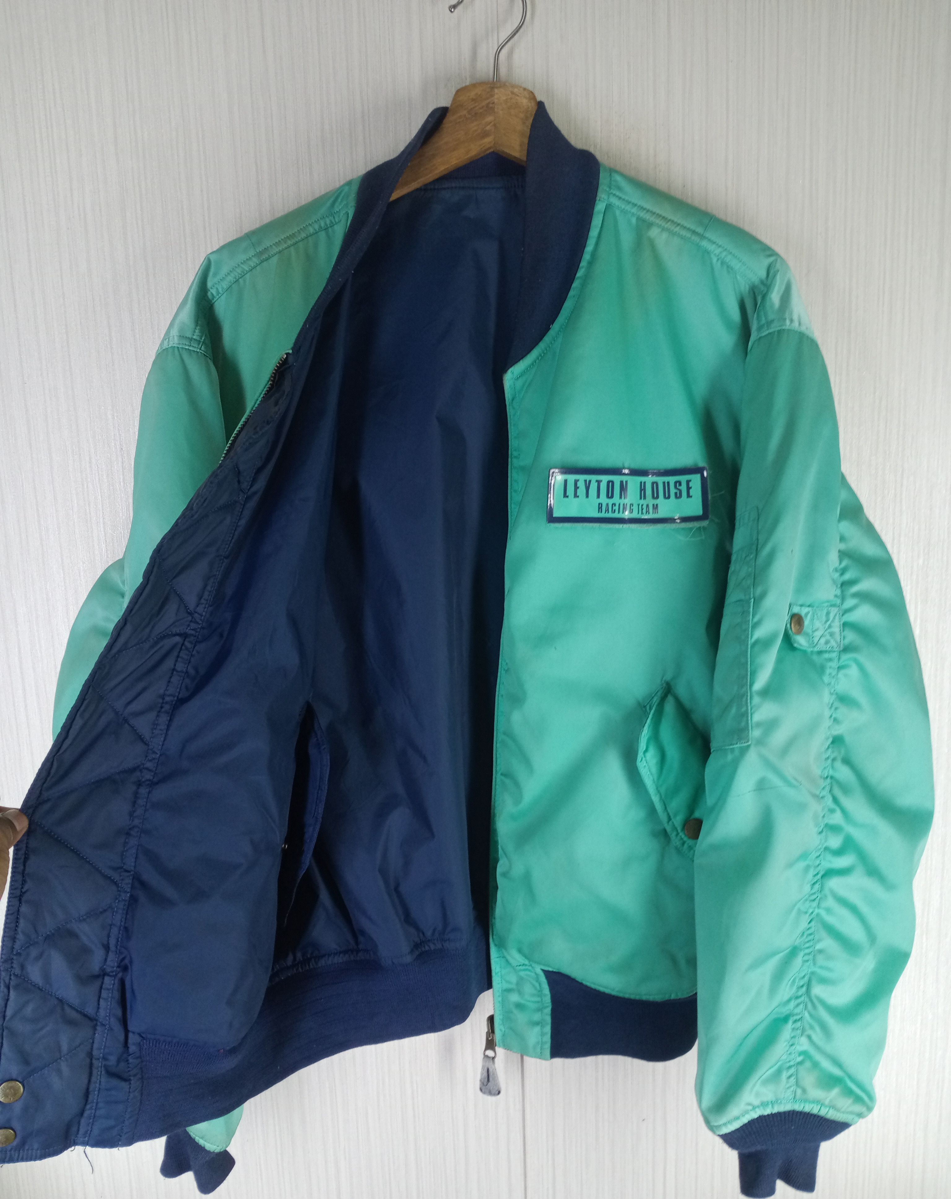 Sports Specialties Vintage 90s Leyton House Racing Team Bomber Jacket Size US M / EU 48-50 / 2 - 5 Thumbnail