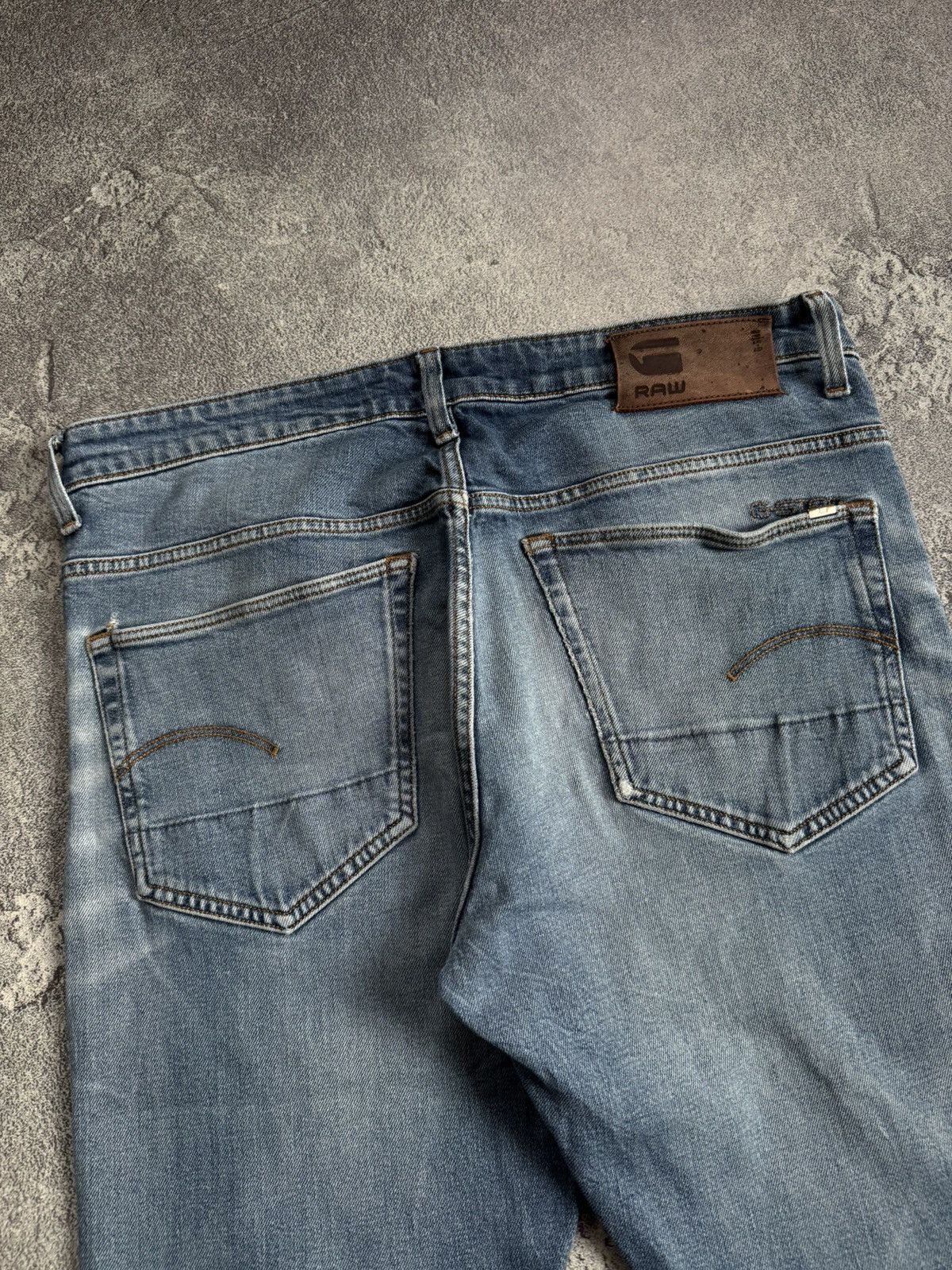 G-Star G star raw 34/32 3301 tapered denim pants jeans trousers Size US 34 / EU 50 - 6 Thumbnail