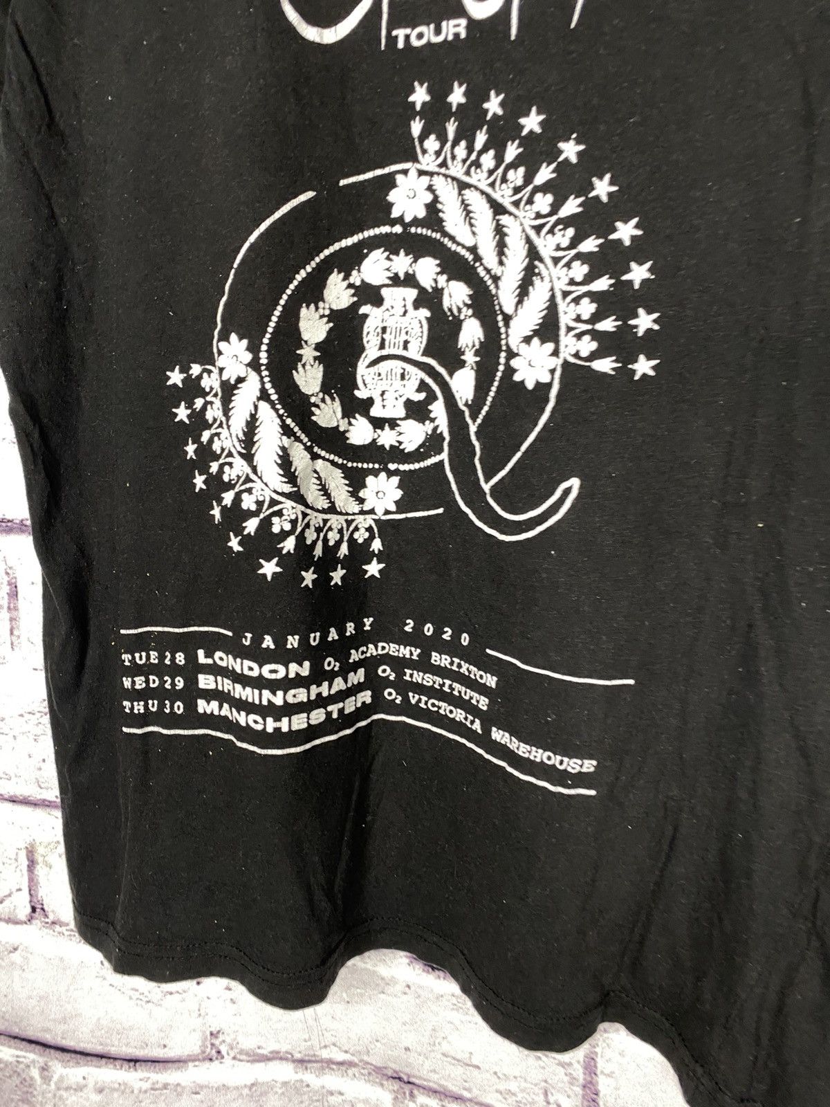 Band Tees Men's T-Shirt TDE Schoolboys Q Blank Crast UK Tour 2020 Size US M / EU 48-50 / 2 - 9 Thumbnail