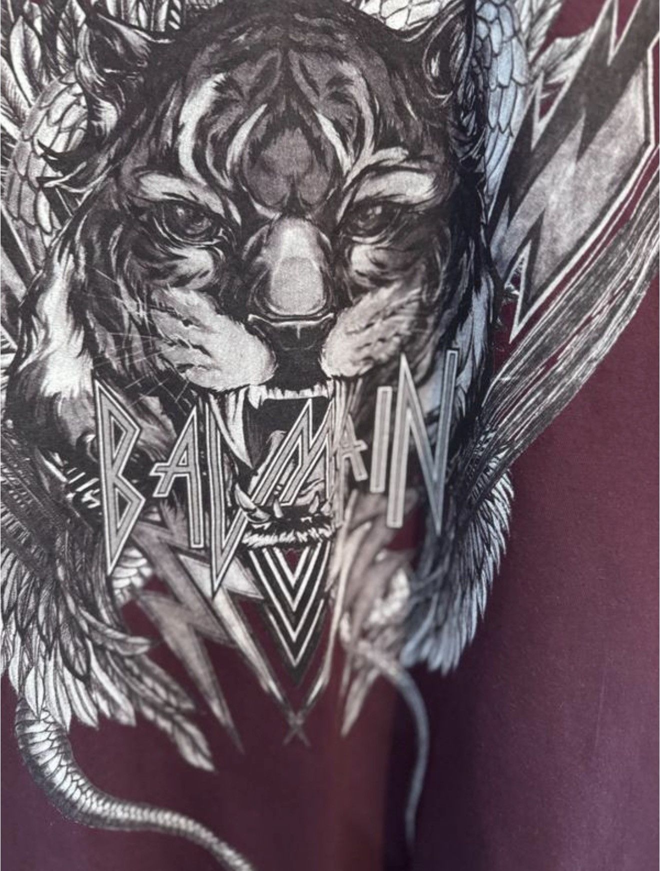 Balmain BALMAIN FW 2017 Tiger Print TShirt Decarnin Rousteing Size US M / EU 48-50 / 2 - 5 Thumbnail