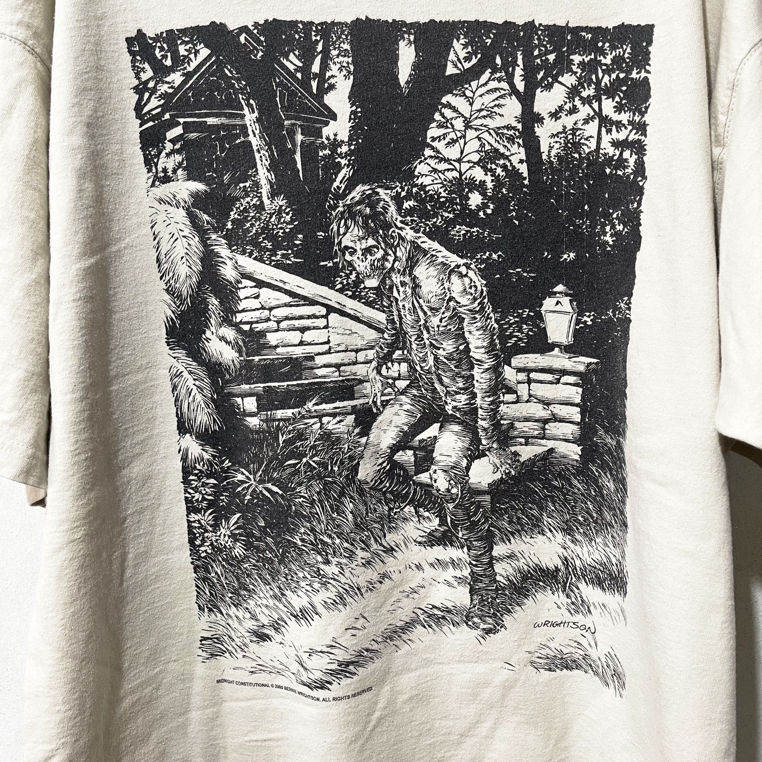 Vintage Vintage 2000 Bernie Wrightson Shirt Size US XL / EU 56 / 4 - 2 Thumbnail