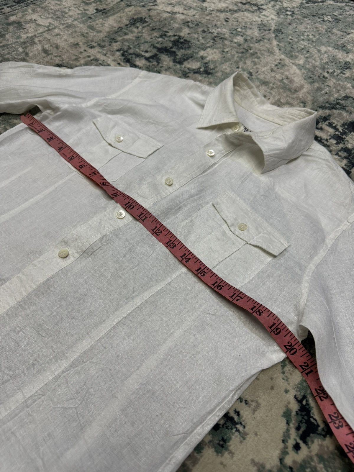 Katharine Hamnett London × Vintage VINTAGE KATHARINE HAMNETT LINEN SHIRT Size US M / EU 48-50 / 2 - 4 Thumbnail