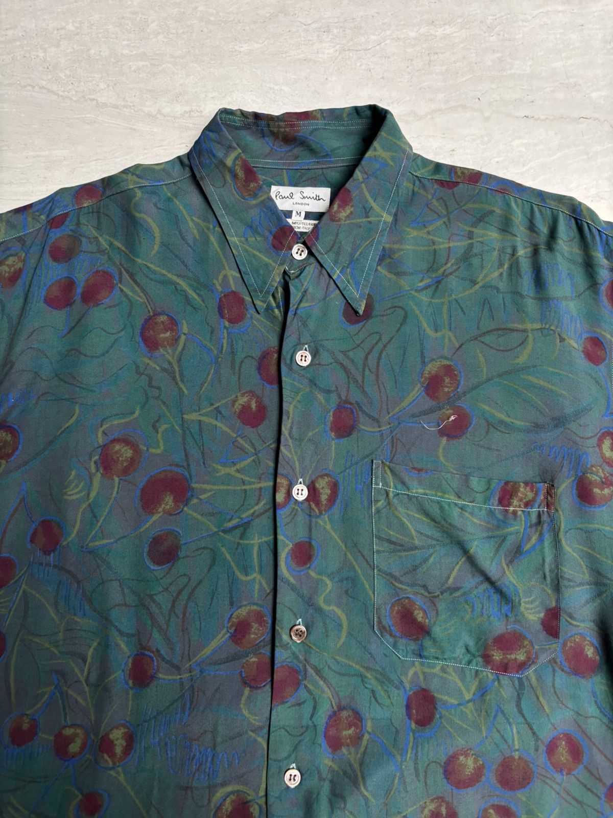Paul Smith PAUL SMITH London Flower Motive Shirt Size US L / EU 52-54 / 3 - 8 Thumbnail