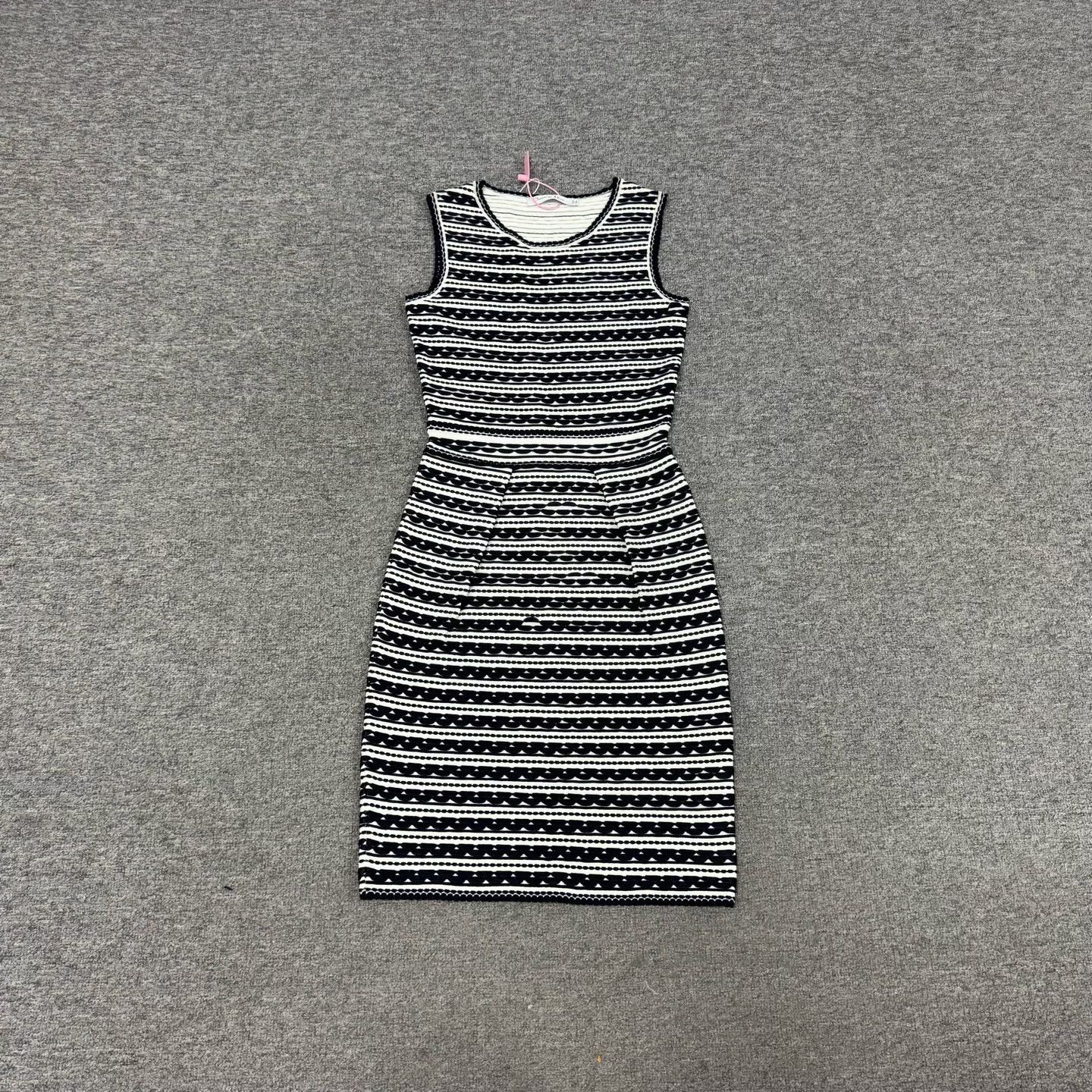 Dior Dior Vintage Black White Stripe Dress Size XS / US 0-2 / IT 36-38 - 1 Thumbnail