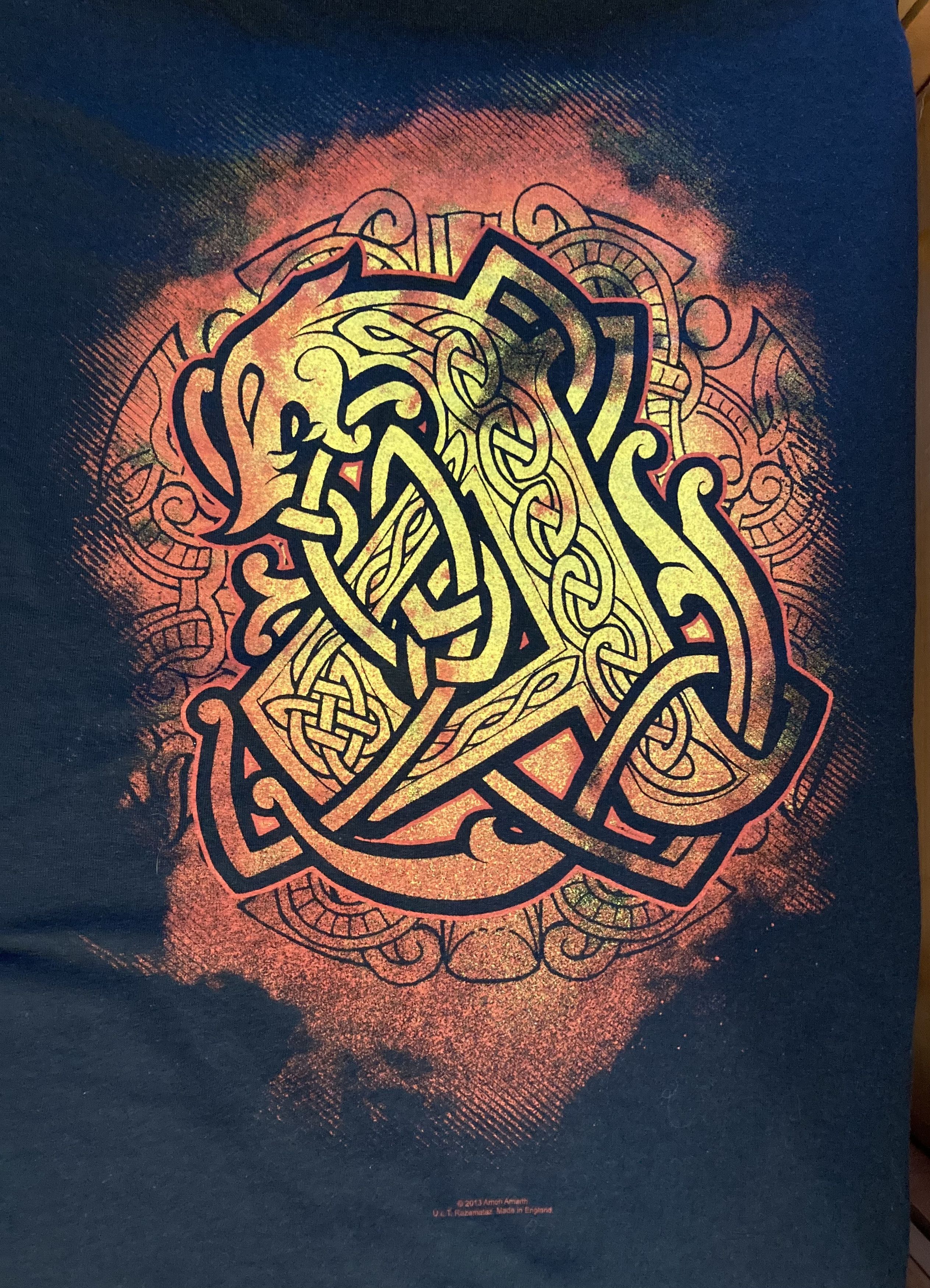 Band Tees Amon Amarth Victory or Death Metal band t-shirt 2013 Size US XL / EU 56 / 4 - 6 Thumbnail