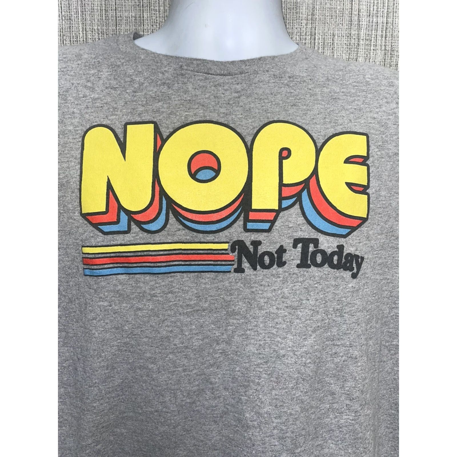 Vintage Dom T-Shirt Grey Graphic Cotton Blend Mens XL Size US XL / EU 56 / 4 - 5 Thumbnail
