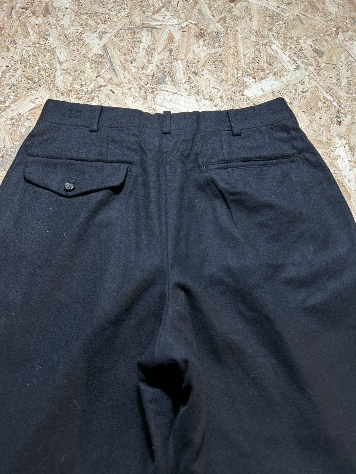 Comme des Garcons Comme Des Garcons Black Pleated Trousers Pants Size US 29 - 5 Thumbnail