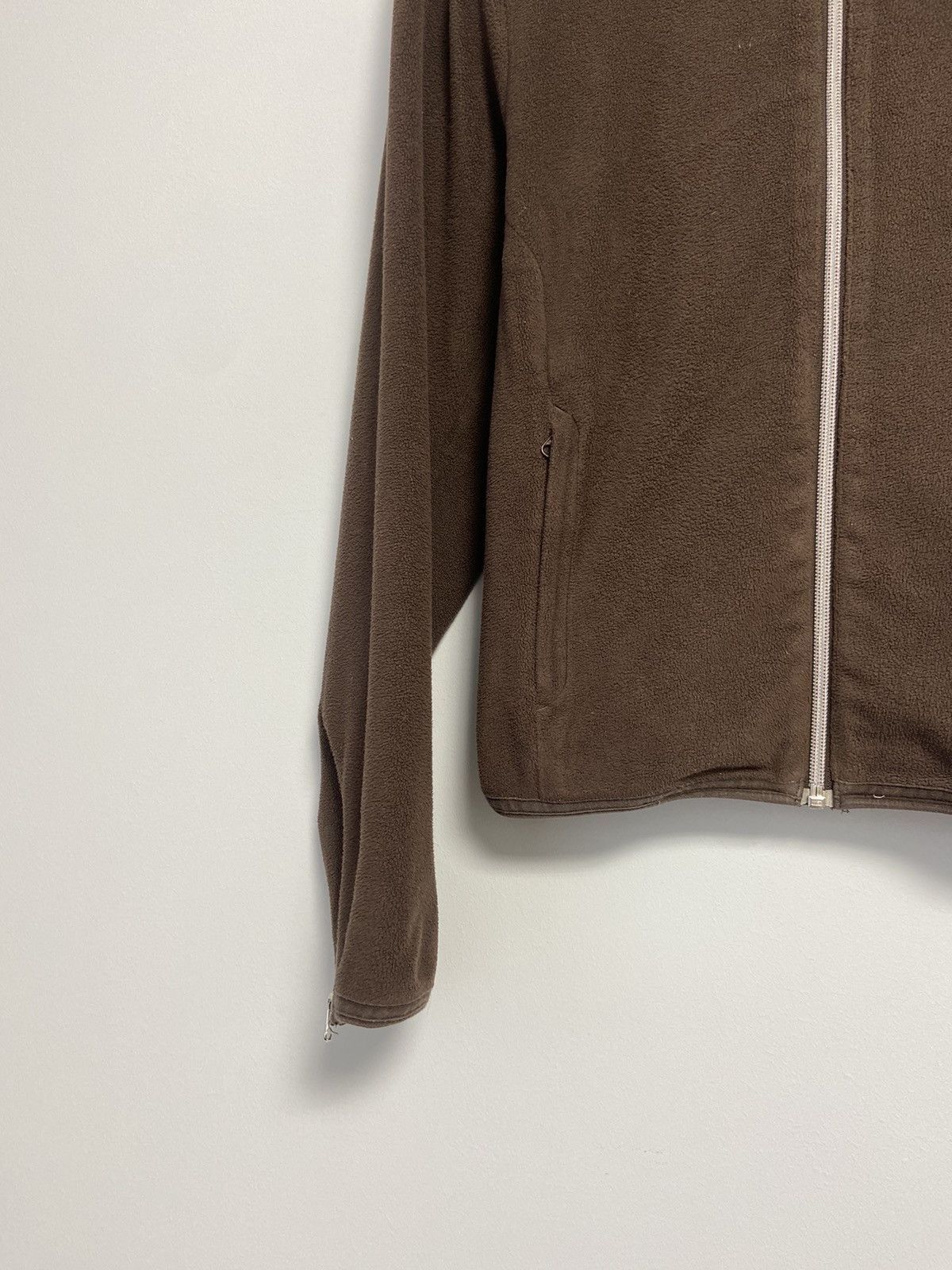 Vintage Nike Vintage Track Top Brown Style y2k Fleece Size M / US 6-8 / IT 42-44 - 4 Thumbnail