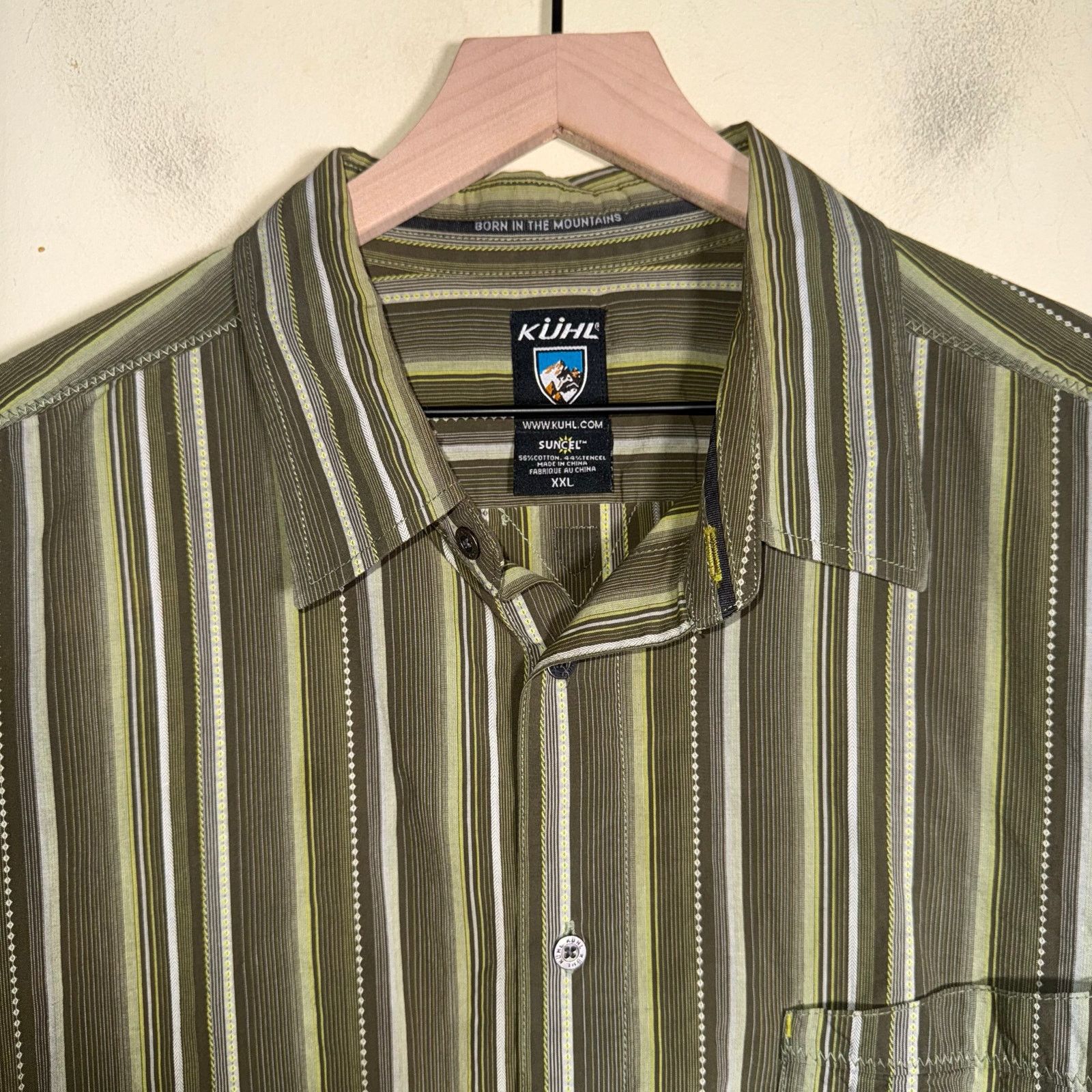 Kuhl KUHL Suncel light striped gorpcore button down shirt XXL Size US XXL / EU 58 / 5 - 3 Thumbnail