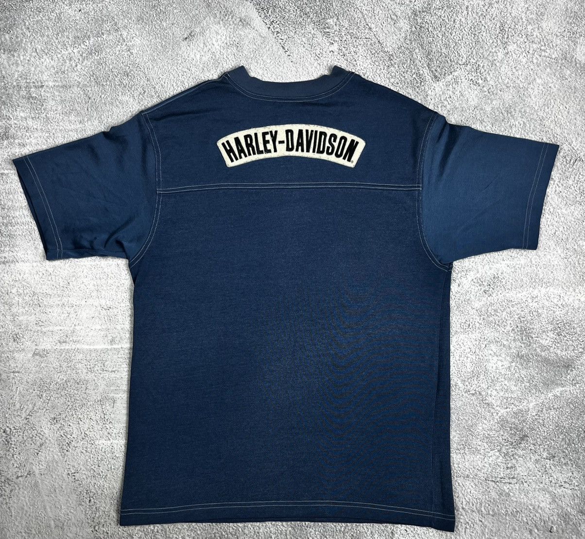 Harley Davidson Harley Davidson big logo t shirt vintage 90s Size US L / EU 52-54 / 3 - 5 Thumbnail