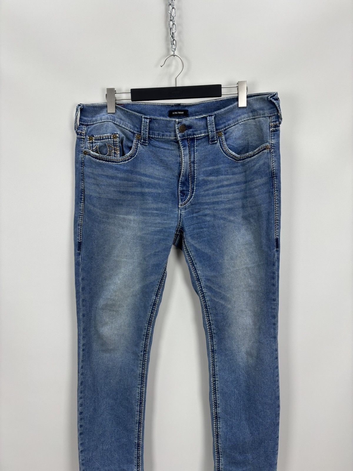 True Religion Mens jeans True Religion Size 40 Color Blue Size US 40 / EU 56 - 2 Thumbnail