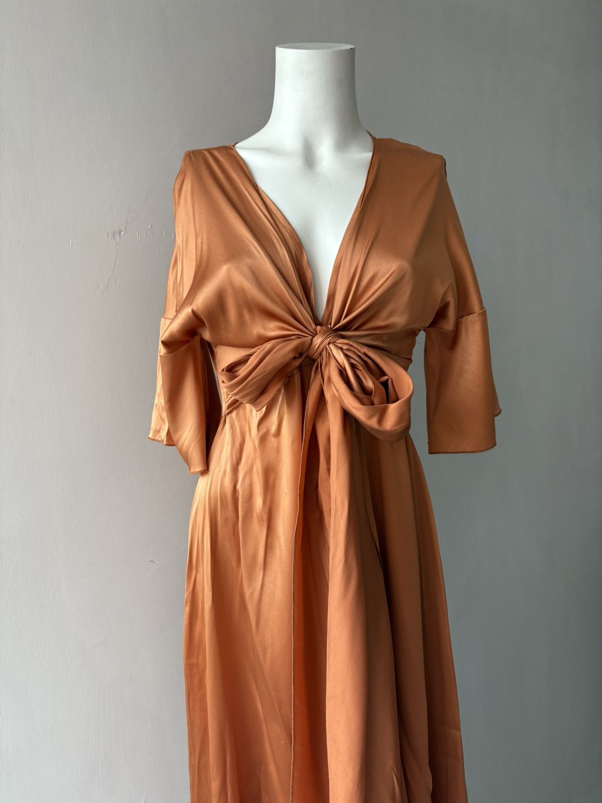 Vintage Italian mr.mrs.shirt silk dress Size M / US 6-8 / IT 42-44 - 9 Thumbnail