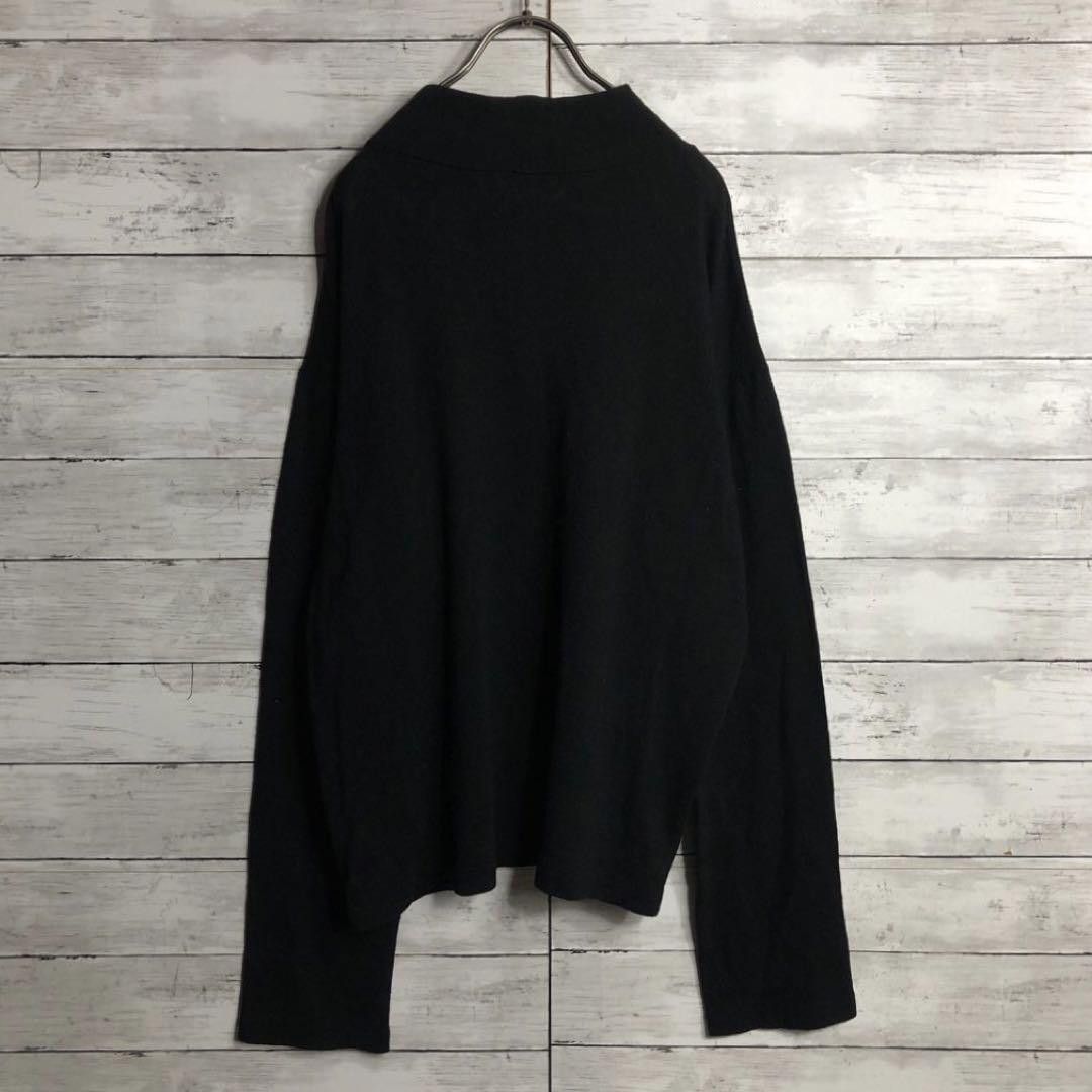 Yohji Yamamoto yohji yamamoto POUR HOMME Rare discharge-printed neck knit Size US L / EU 52-54 / 3 - 5 Thumbnail