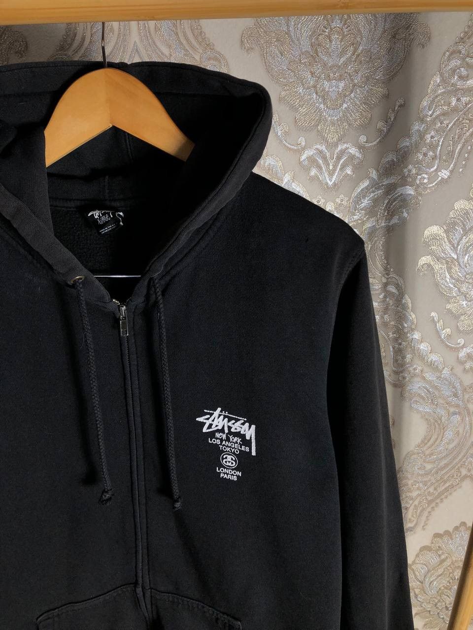 Stussy VINTAGE STUSSY ZIP HOODIE JACKET RETRO JAPAN STYLE Y2K 90s Size US XL / EU 56 / 4 - 3 Thumbnail