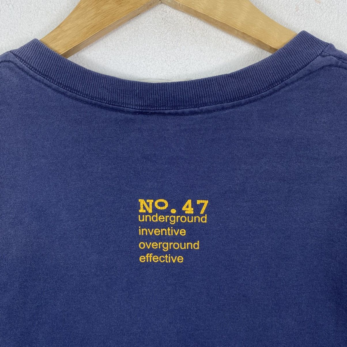 Vintage Vintage LRG No 47 Tree Logo T Shirt L Made In USA Y2K Navy Size US L / EU 52-54 / 3 - 5 Thumbnail