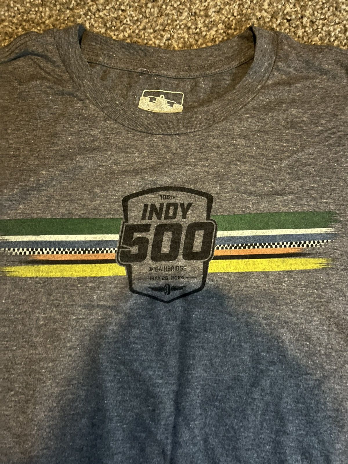 Vintage Indy 500 Tee Size US XL / EU 56 / 4 - 2 Thumbnail