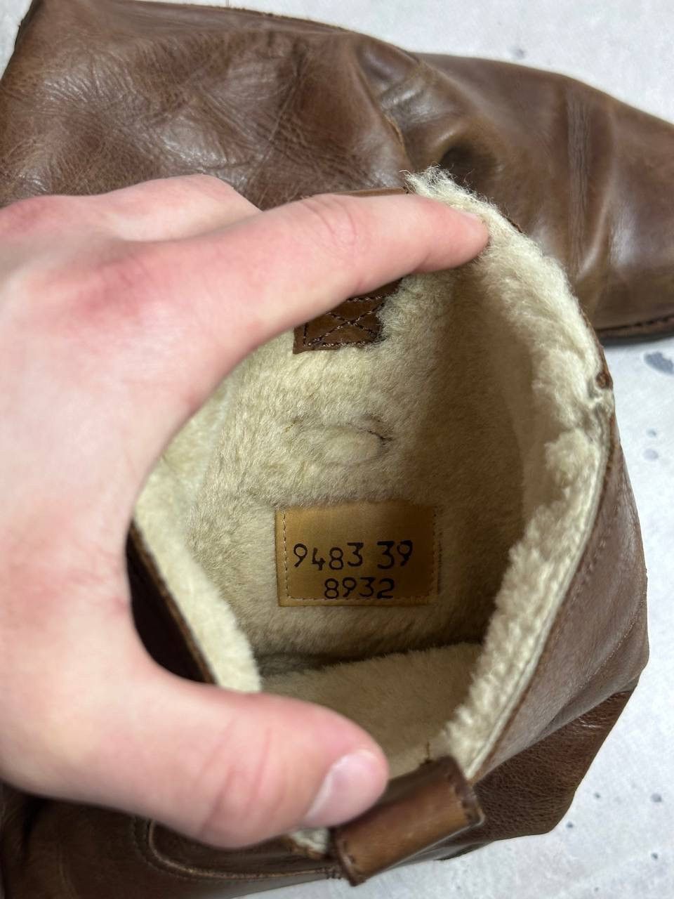 Sendra SENDRA Leather Engineer Boots Shearling Lined Sole Biker Y2K Size US 6.5 / IT 36.5 - 8 Thumbnail