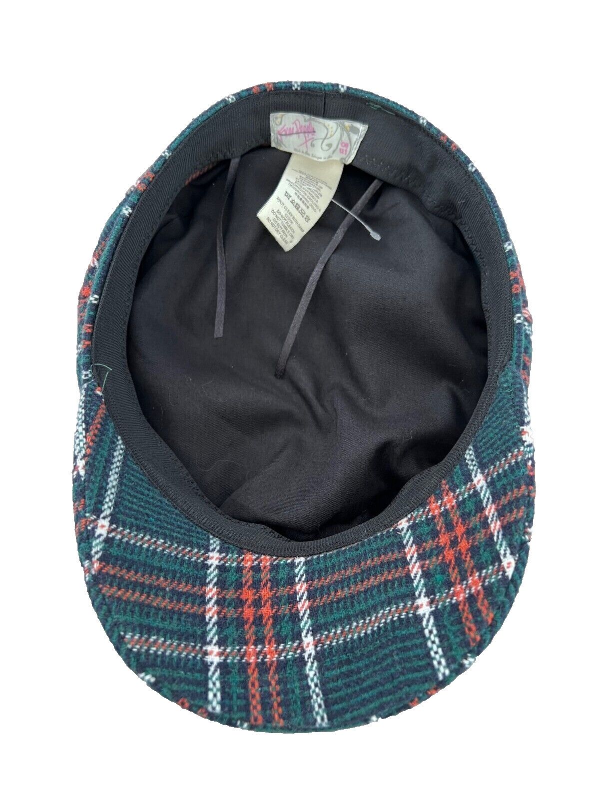 Free People Free People Lilibeth Green Plaid Lieutenant Newsboy Hat Cap Size ONE SIZE - 5 Thumbnail