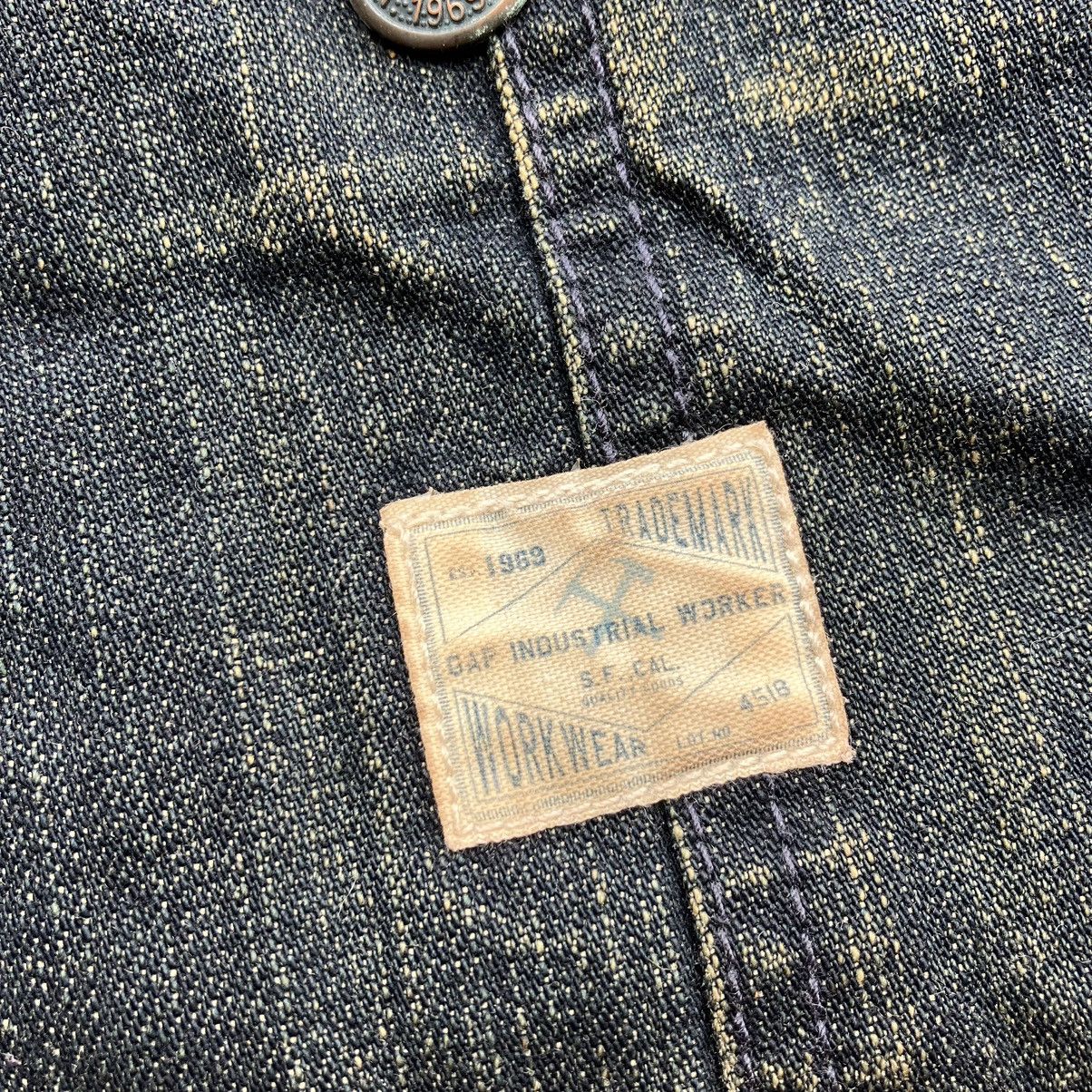 Gap × Vintage GAP WORK WEAR DENIM CHORE SHERPA JACKET Size US L / EU 52-54 / 3 - 4 Thumbnail