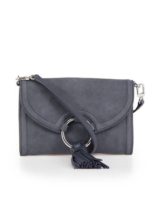 Tory Burch Blue Suede Mini Tassel Crossbody Bag Grailed