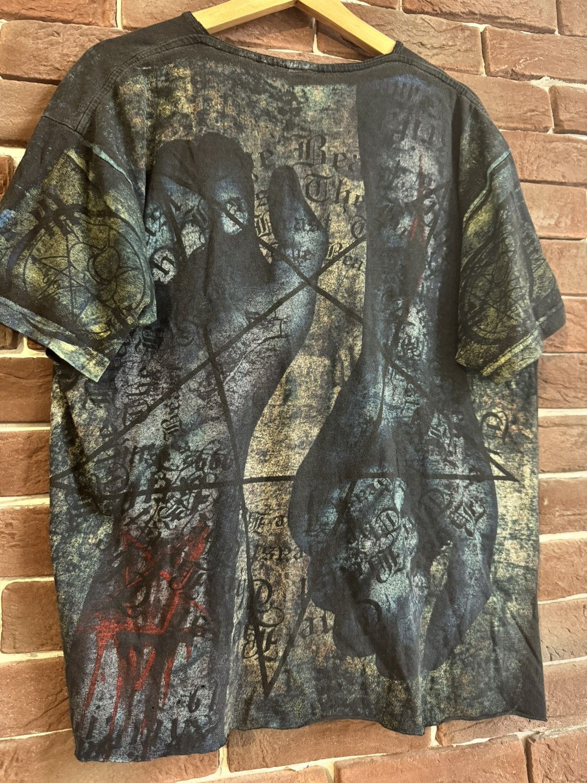 Band Tees Very Rare Vintage Vader Black Metal Band All Over Print 666 Size US L / EU 52-54 / 3 - 7 Thumbnail