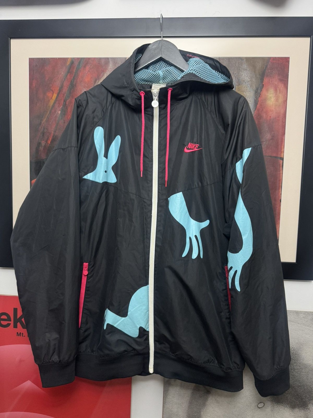 Nike × Parra Nike x Parra - Running Man Windbreaker Archive Jacket Hype Size US XL / EU 56 / 4 - 1 Thumbnail