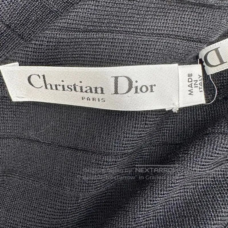 Dior Dior Black Women's Midi Dress . Size M / US 6-8 / IT 42-44 - 4 Thumbnail
