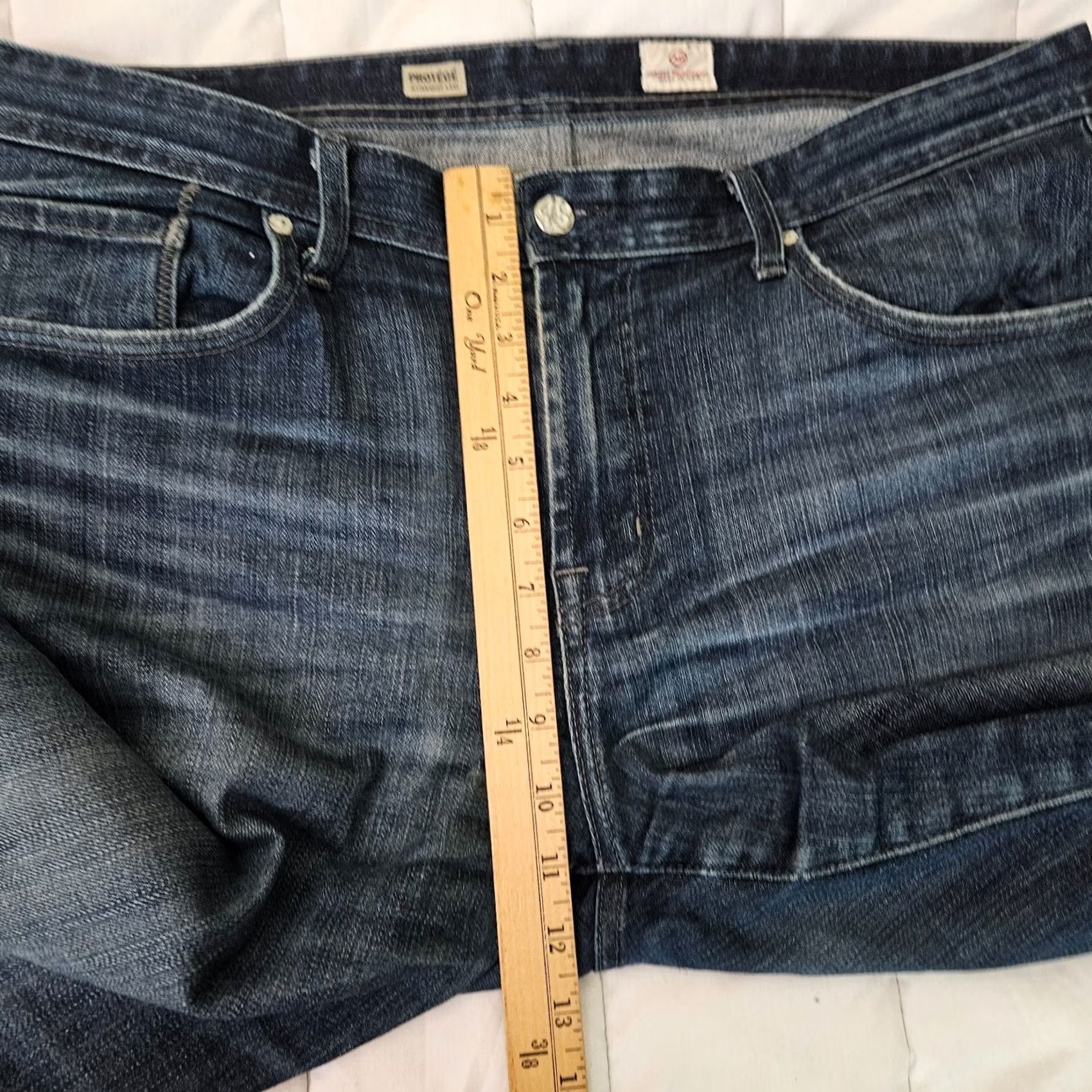 Vintage AG Adriano Goldschmied Jeans Five Pockets Straight Leg Jeans Size 36 Blue Denim Regular Rise 5-Pocket Mens Made in USA Size US 36 / EU 52 - 6 Thumbnail