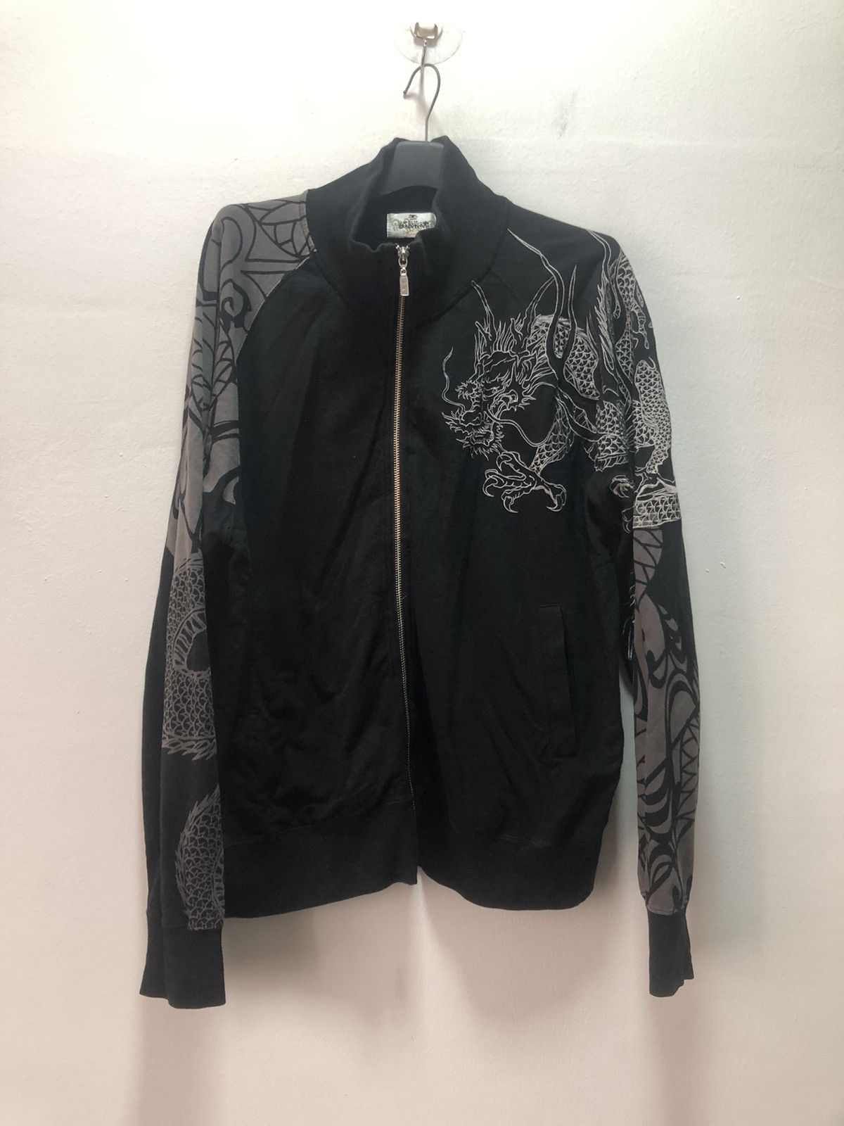 Japanese Brand KARAKURI Tamashi Sweater Zip Dragon Jacket Japan Sweatshirt Size US XL / EU 56 / 4 - 1 Thumbnail