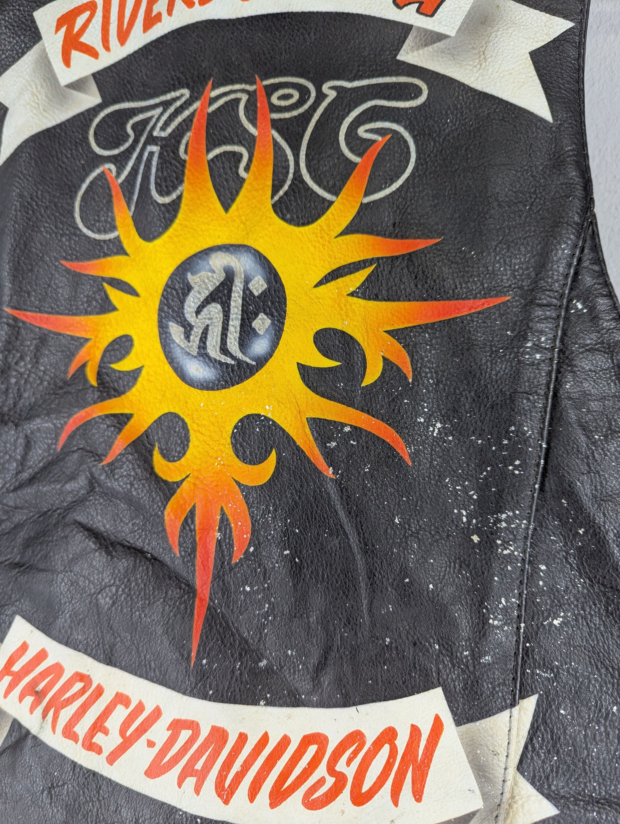 Harley Davidson Vintage Echtes Leder Harley Davidson Vest Leather Jacket Size US S / EU 44-46 / 1 - 3 Thumbnail