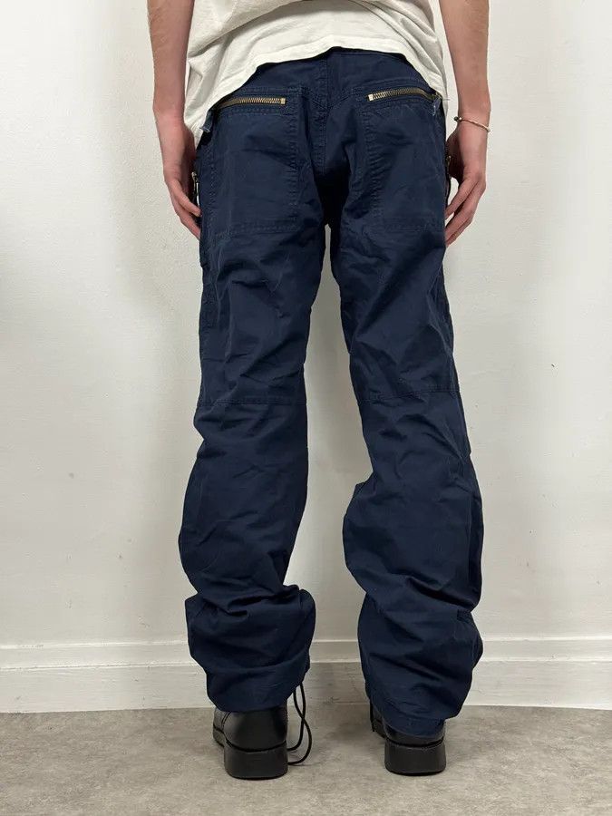 Marithe + Francois Girbaud 2000s Marithé + François Girbaud Navy Cozy Pants Size US 32 / EU 48 - 3 Thumbnail
