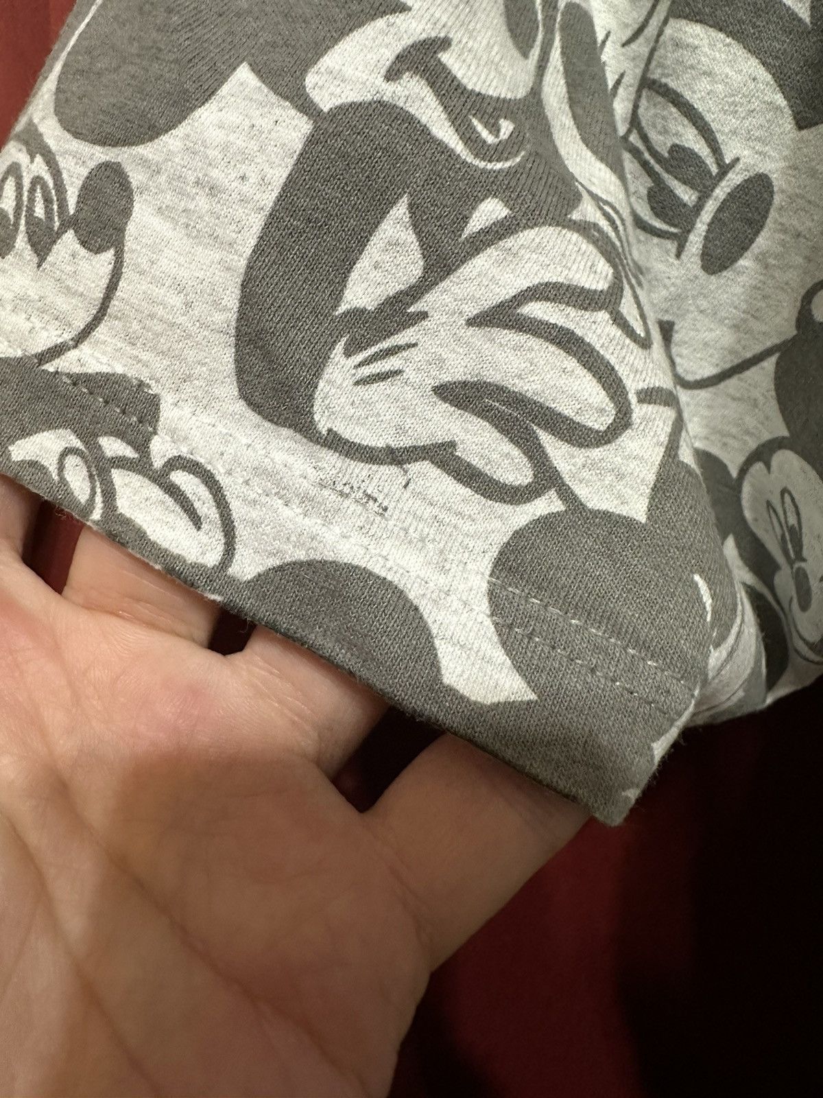 Disney × Mickey Mouse × Vintage Vintage Mickey Mouse Tshirt 90’s All Over Print Disney Grail Size US XL / EU 56 / 4 - 4 Thumbnail
