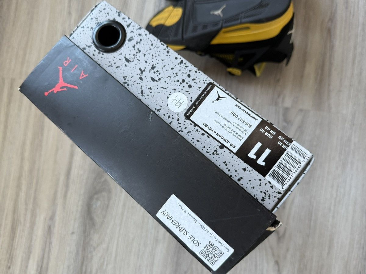Jordan Brand Jordan 4 Thunder 2012 Size US 11 / EU 44 - 7 Thumbnail