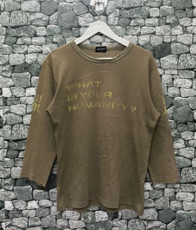 Boycott Vintage Boycott What Is Your Humanity Long Sleeve Shirt Size US M / EU 48-50 / 2 - 1 Thumbnail